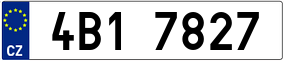 Truck License Plate